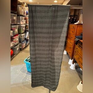 gray and blue circle scarf by banana republic